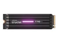 Crucial T710 - SSD - šifrovaný - 1 TB - interní - M.2 2280 - PCI Express 5.0 (NVMe) - TCG Opal Encryption 2.01 - integrovaný chladic