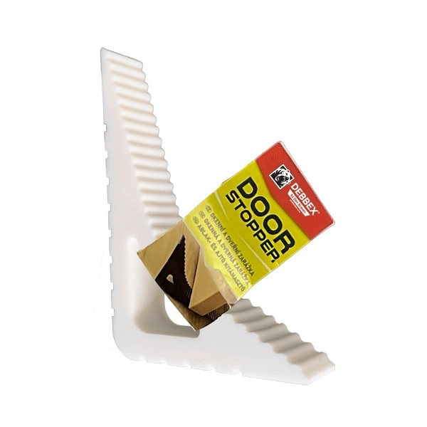 Zarážka do dveří a oken DEBBEX Door Stopper bílá 1ks