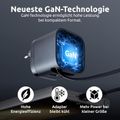 INTENSO W65ACIC GaN, USB-A/C, Nabíječka, 65W, černý