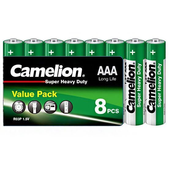 CAMELION Baterie SUPER HD zink-chlorid AAA 8ks