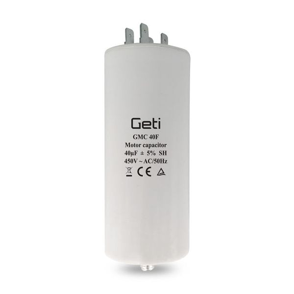 Kondenzátor rozběhový motorový 40uF 450V GETI GMC 40F