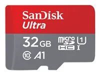 Paměťová karta flash (adaptér microSDHC - SD zahrnuto) - 32 GB - A1 / UHS-I U1 / Class10 - microSDHC UHS-I (balení 2)