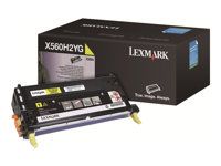 Vysoká výtěžnost - žlutá - originální - kazeta s barvivem - pro Lexmark X560dn, X560n