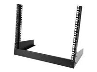 Startech 8U Open Frame Network Rack - 19" 2 Post Free Standing Desktop Rack for Computer, AV, Media, IT, Data & Server Room Equipment (RK8OD) - Rozvadec stojanový open frame - 2 pozice - 8U