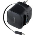 INTENSO W65ACIC GaN, USB-A/C, Nabíječka, 65W, černý