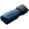 KINGSTON DataTraveler EXODIA M, 64GB, černá/modrá