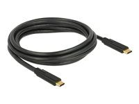 USB kabel - USB-C (M) do USB-C (M) - USB 3.1 Gen 1 - 5 A - 2 m - černá