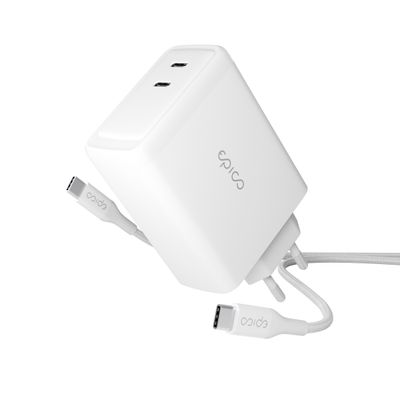 Epico 100W GaN síťová nabíječka s 2m USB-C kab.