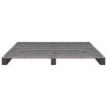 vidaXL Paletový rám postele šedý 160x200 cm masivní borovicové dřevo