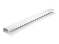Kabelovod - montáž pod stůl - 40 cm - bílá (balení 2)