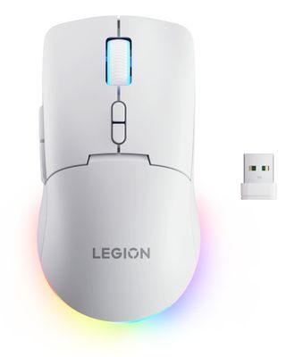 Lenovo Legion M220/Herní/Optická/Pro praváky/5 000 DPI/USB+BT/Bílá