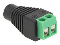 Adaptér konektoru k napájení - svorkovnice se 2 piny do DC jack 3,5 x 1,35 mm (F)