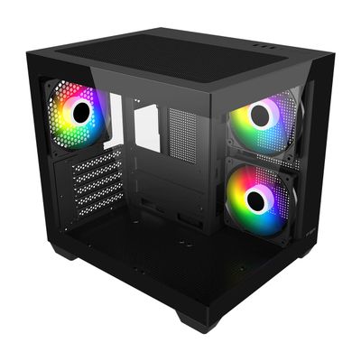 FSP S140-BA/SFF & Desktop/Transpar./Černá