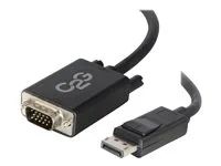 C2G 3ft DisplayPort to VGA Adapter Cable - M/M - Kabel DisplayPort - DisplayPort (M) do HD-15 (VGA) (M) - 91 cm - cerná
