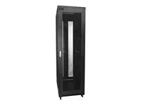 Startech 42U Server Rack Cabinet - 4-Post Adjustable Depth (5.9" to 36.4") IT Network Equipment Rack Enclosure with Casters - 2000lbs (RK4236BKB) - Rozvadec stojanový skrín - podlahové provedení - cerná - 42U - 19"