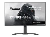 iiyama G-MASTER Black Hawk GB2741QSU-B1 - LED monitor - hraní her - 27" - 2560 x 1440 @ 144 Hz - IPS - 350 cd/m² - 1500:1 - 1 ms - HDMI, DisplayPort - reproduktory - černá, matná