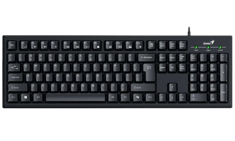 Genius Smart KB-100/Drátová USB/CZ-SK layout/Černá