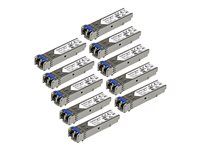 Lifetime Warranty (J4859C10PKST) - Transceiver modul SFP (mini-GBIC) (odpovídá: HP J4859C) - 1GbE - 1000Base-LX - LC - až 10 km - 1310 nm (balení 10) - pro HPE 1700, 2610, 93XX, Switch XL 10/100/1000; HPE Aruba 2530, 2930F 24, 2930F 48, 5406