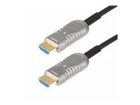 CMP In Wall HDMI 2.1/2.0 Cord (8K-A-50F-HDMI-CABLE) - Ultra High Speed - HDMI kabel - HDMI s piny (male) do HDMI s piny (male) - 15.2 m - hybridní měď/optické vlákno - černá - Active Optical Cable (AOC), podpora 4K120Hz, podpora 8K60Hz, podpora 4K60Hz