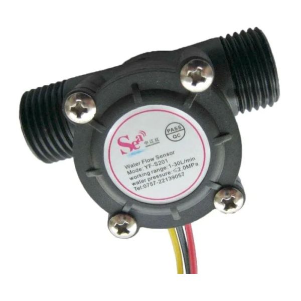 Průtokoměr YF-S201 1/2" 1-30l/min pro Arduino