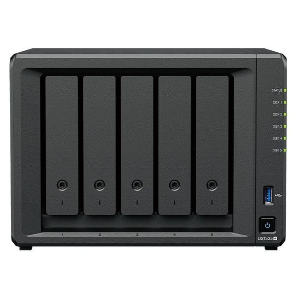 SYNOLOGY DS1525+, NAS Server 8GB, 5x HDD/SSD 2xM.2