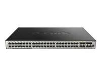 Přepínač - L3 - řízený - 44 x 10/100/1000 + 4 x kombinace Gigabit SFP + 4 x 10 Gigabit SFP+ - Lze montovat do rozvaděče