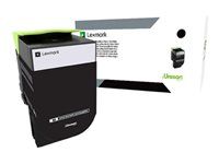Extra vysoká výtěžnost - černá - originální - kazeta s barvivem LCCP - pro Lexmark CX510de, CX510de SPR Columbia, CX510dhe, CX510dthe
