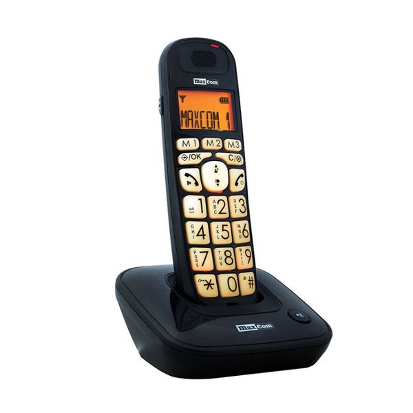 MAXCOM MC6800 DECT, telefonní přístroj, černý