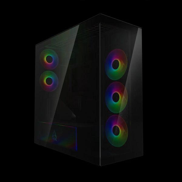 ARCTIC Xtender (Black) black window with GPU
