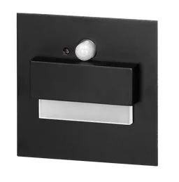 Zapuštěné schodiskové orientační svítidlo ORNO TRACO LED OR-OS-6165LR3/B 12VDC, 1,5 W, 30lm, 3000K, černá