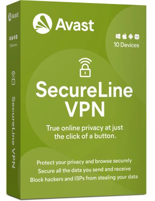 Avast SecureLine VPN Multi-device up to 10 device 3Y