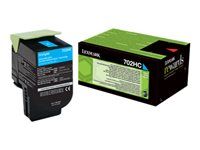 Vysoká výtěžnost - azurová - originální - kazeta s barvivem LCCP, LRP - pro Lexmark CS310dn, CS310n, CS410dn, CS410dtn, CS410n, CS510de, CS510dte