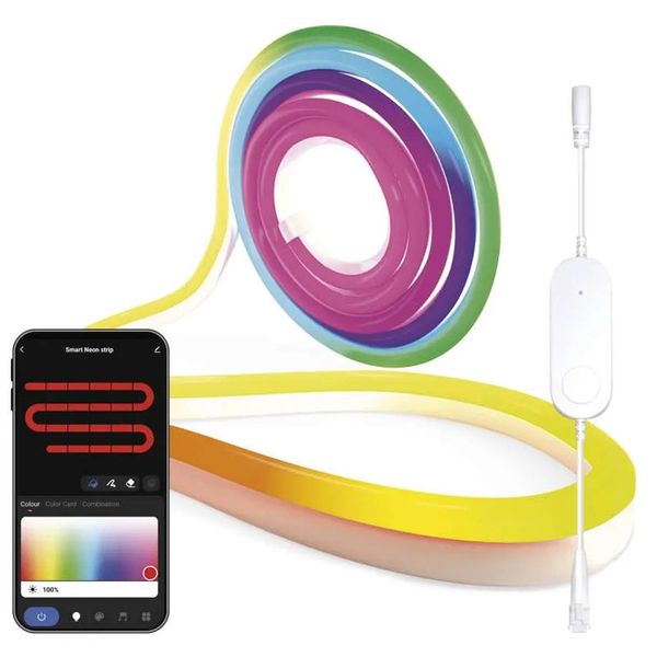 Smart LED pásek 24W RGBIC EMOS ZPW313I Neon 3m WiFi Tuya
