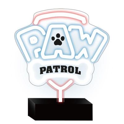 Dekorativní LED neon na stojanu Tlapková patrola - Logo