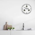 Nástěnné hodiny Thermo/Hygro Bresser Optus MyTime Bresser MyTime io NX 30 cm, bílý