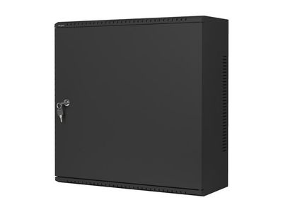 Lanberg 19" racková skříň pro montáž na stěnu 6u+3u/540x200 nízkoprofilová černá (smontovaná)