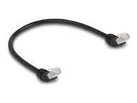 RJ45 Network Cable Cat.6A S/FTP 45° upwa