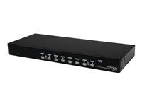 Startech 8-Port USB KVM Swith with OSD - TAA Compliant - 1U Rack Mountable VGA KVM Switch (SV831DUSBU) - Prepínac KVM - 8 x KVM port(s) - 1 místní uživatel - desktop - pro P/N: RK3236BKF, RKCONS1701, RKCONS17HD, RKCONS1901, RKCONS1908K, RKCONS1916K, RKQMCAB12V2