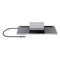 DELTACO USBC-DOCK2, Dokovací stanice USB-C 8v1