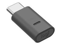 Logitech - Bezdrátový radiový přijímač pro sluchátka s mikrofonem - USB-C - grafit