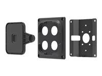 Compulocks Universal Tablet Magnetic Wall Mount - Montážní sada (konzola pro montáž na stenu, magnetické pripevnení) - pro tablet - ocel - cerná - montážní rozhraní: 100 x 100 mm