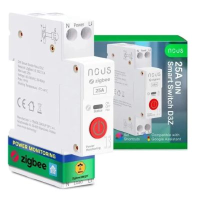 NOUS D3Z, ZigBee DIN SMART Switch, přepínač