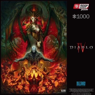 Glo gaming puzzle: diablo iv lilith composition