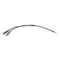 Kabel Jack 3.5 konektor 4 pin/2xJack 3.5 zdířka stereo