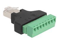 Adapter RJ45 male > Terminal Block 8 pin