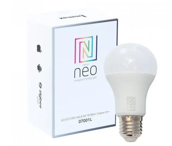 IMMAX NEO Chytrá WiFi žárovka LED E27 8.5W teplá bílá IMMAX NEO 07001L
