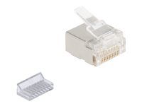 RJ45 Modular Plug Cat.6A for slim and fl