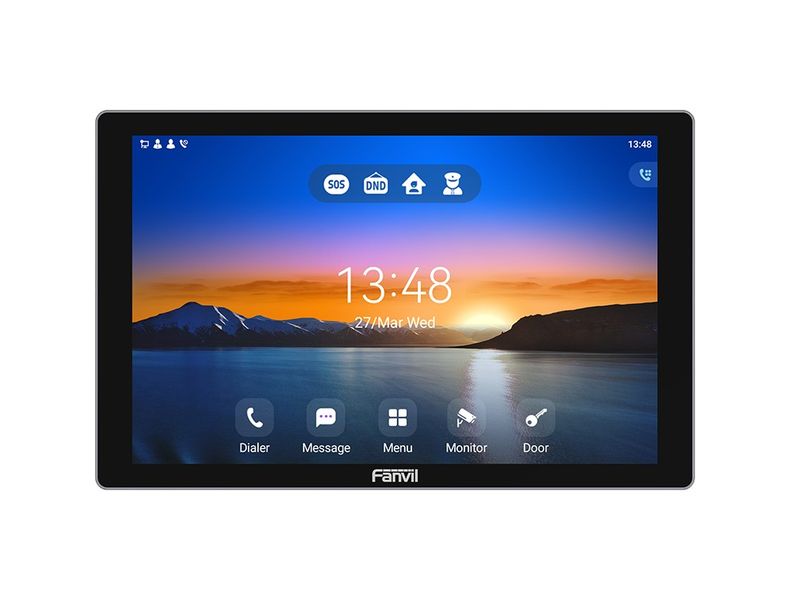 Fanvil i507W Android vnitřní 10.1" dotyková stanice, 2x SIP, Wi-Fi