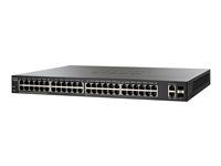 Přepínač - řízený - 48 x 10/100/1000 (PoE) + 2 x kombinace Gigabit SFP - desktop, Lze montovat do rozvaděče - PoE (375 W) - repasováno