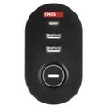 EMOS Prodlužovací kabel s držákem, 1,5 m, 3x FR, černá